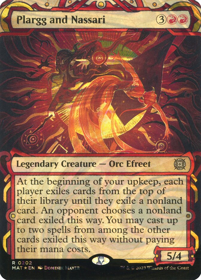 Plargg and Nassari 202/50 (March of the Machine: The Aftermath)  - Showcase Halo Foil | Good Games Adelaide SA