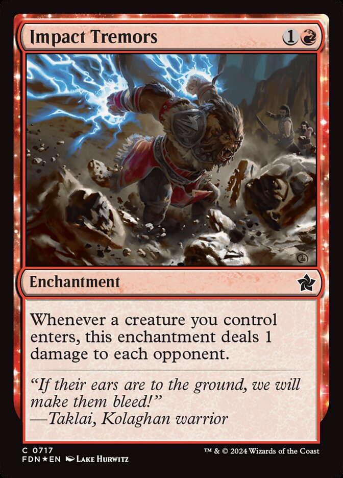 Impact Tremors 717 (Foundations)  - Foil | Good Games Adelaide SA