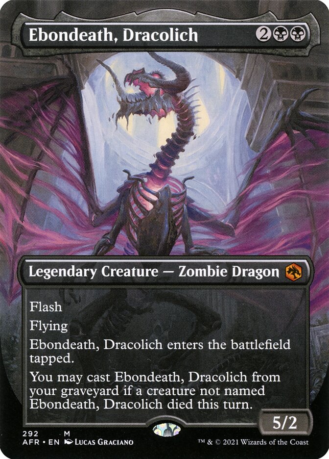 Ebondeath, Dracolich 292 (Adventures in the Forgotten Realms)  - Foil | Good Games Adelaide SA