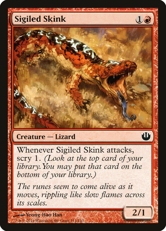 Sigiled Skink 111 (Journey Into Nyx)  - Foil | Good Games Adelaide SA