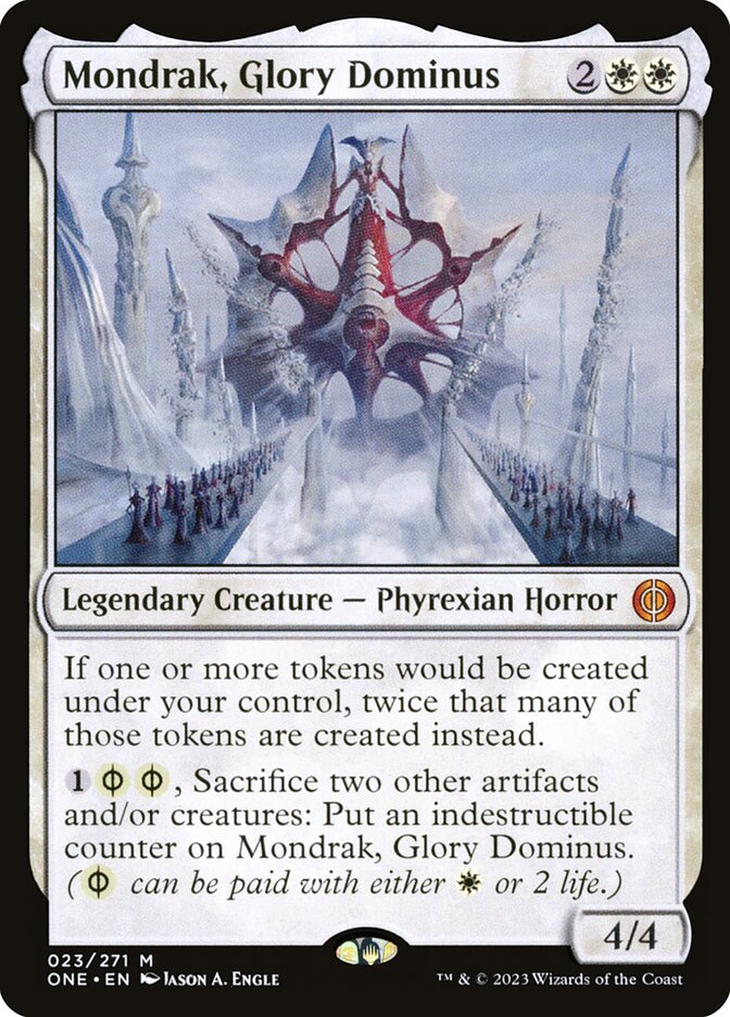 Mondrak, Glory Dominus 23 (Phyrexia: All Will Be One)  - Foil | Good Games Adelaide SA