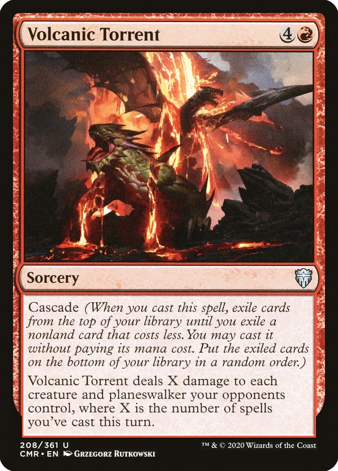 Volcanic Torrent 208 (Commander Legends)  - Foil | Good Games Adelaide SA