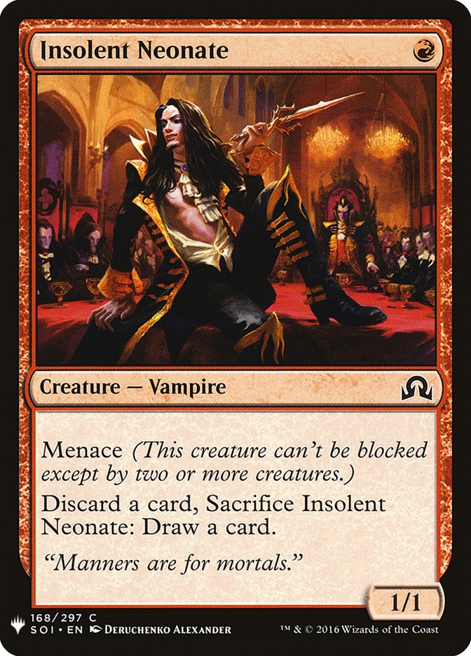 Insolent Neonate 168 (The List Reprints)  | Good Games Adelaide SA