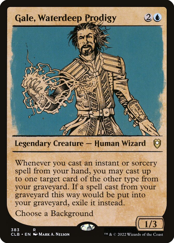 Gale Waterdeep Prodigy Showcase 383 (Commander Legends: Battle for Baldur's Gate)  | Good Games Adelaide SA