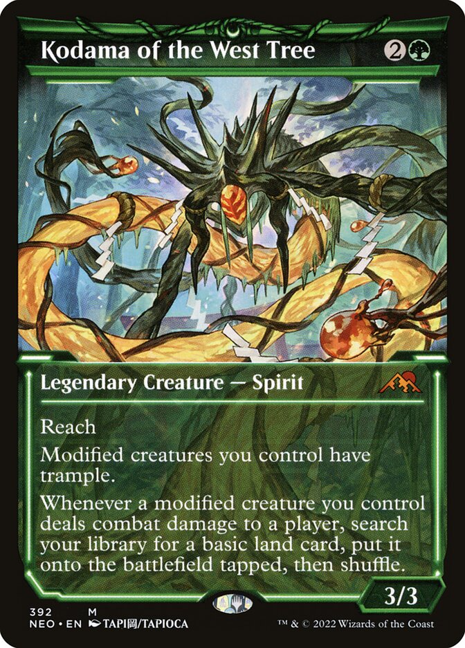 Kodama of the West Tree 392 (Kamigawa: Neon Dynasty)  - Showcase Foil | Good Games Adelaide SA