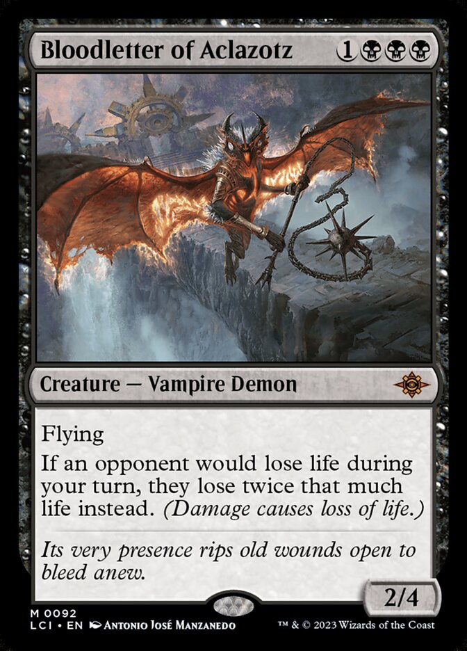 Bloodletter of Aclazotz 92 (The Lost Caverns of Ixalan)  - Foil | Good Games Adelaide SA