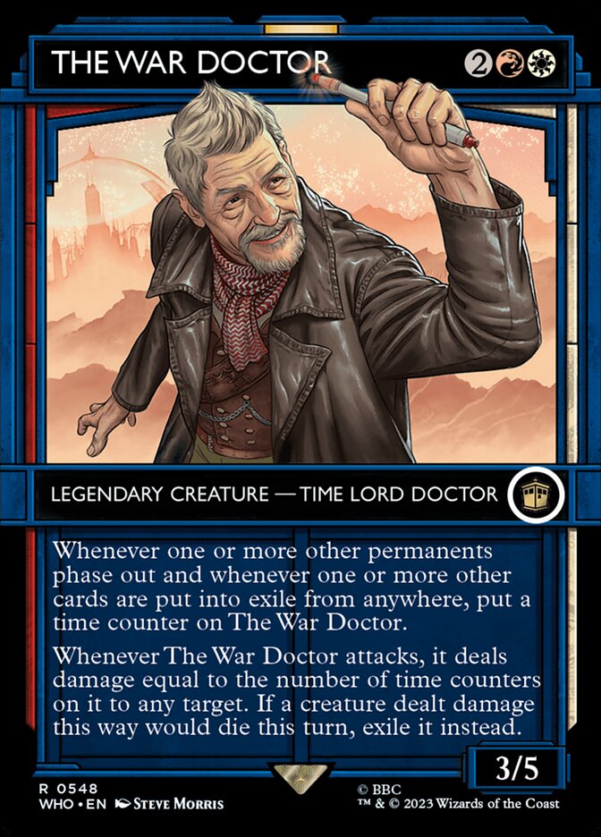 The War Doctor 548 (Universes Beyond: Doctor Who)  - Foil | Good Games Adelaide SA