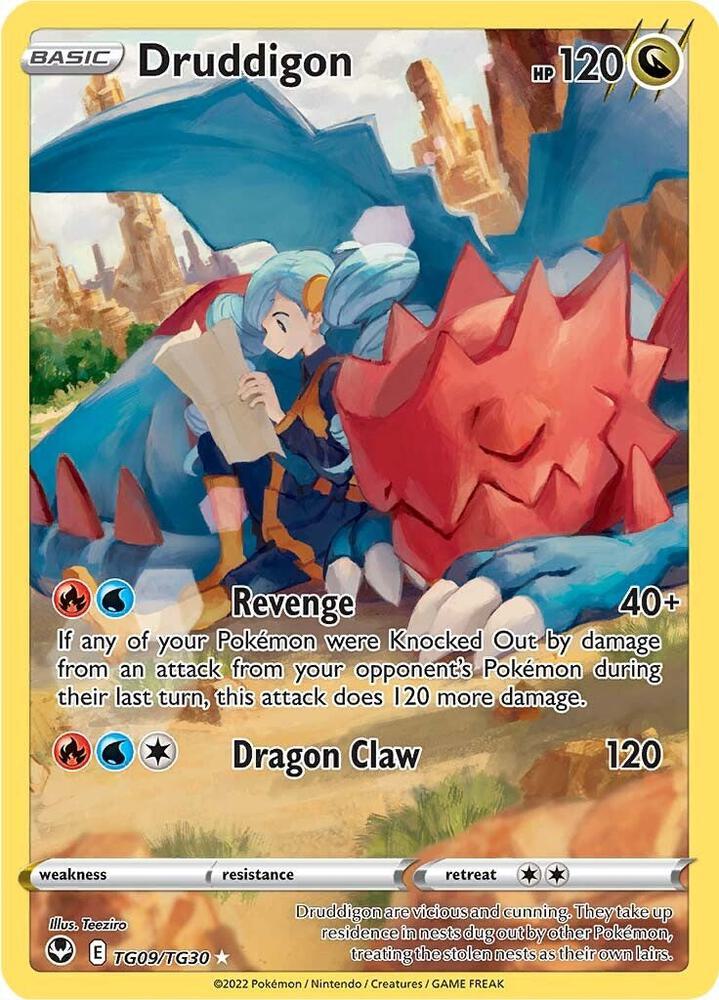 Druddigon TG09/TG30 (SWSH12: Silver Tempest Trainer Gallery)  - Holofoil | Good Games Adelaide SA