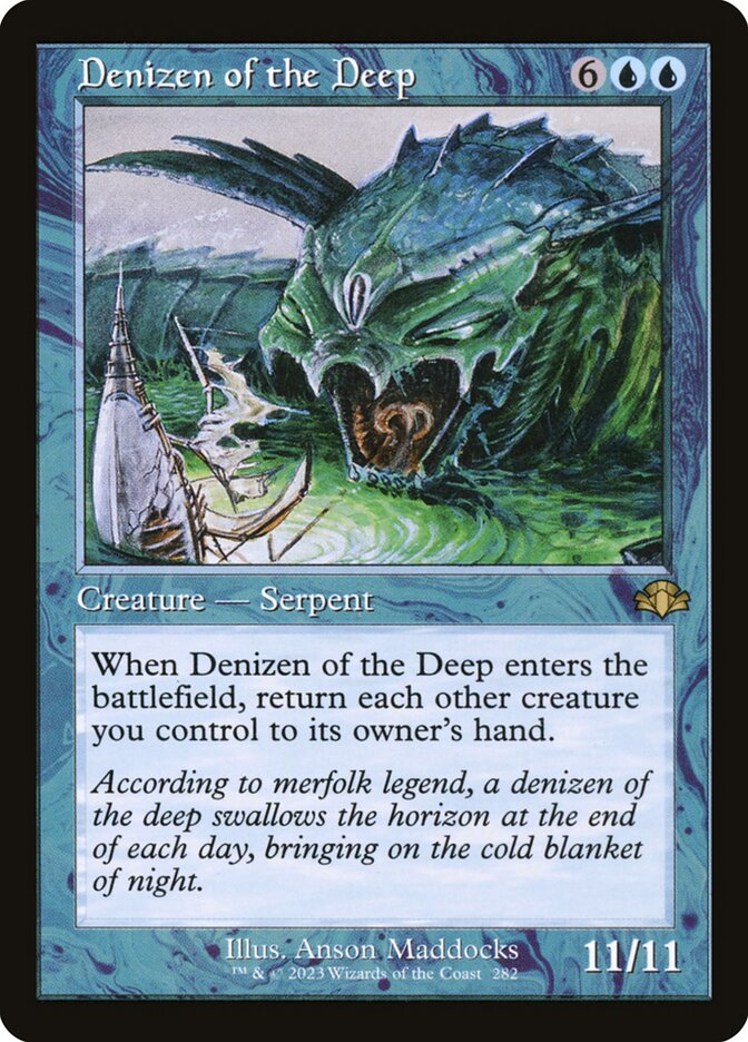 Denizen of the Deep 282 (Dominaria Remastered)  | Good Games Adelaide SA