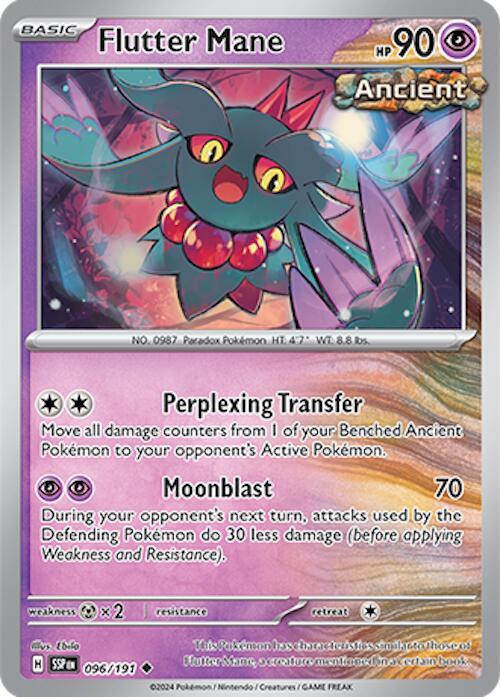 Flutter Mane 096/191 (SV08: Surging Sparks)  - Reverse Holofoil | Good Games Adelaide SA