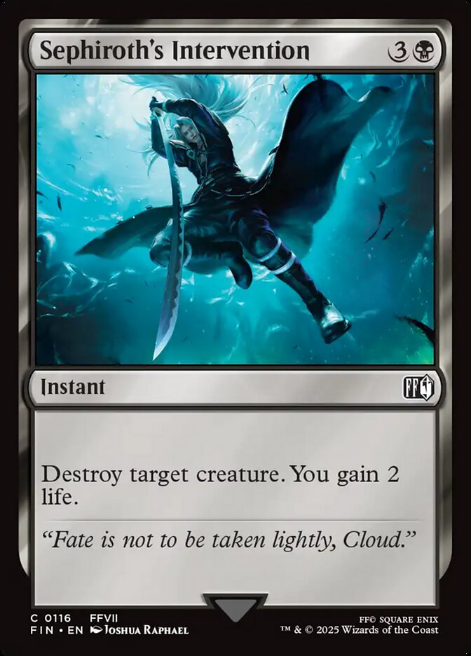 Sephiroth's Intervention 116 (FINAL FANTASY)  - Foil | Good Games Adelaide SA