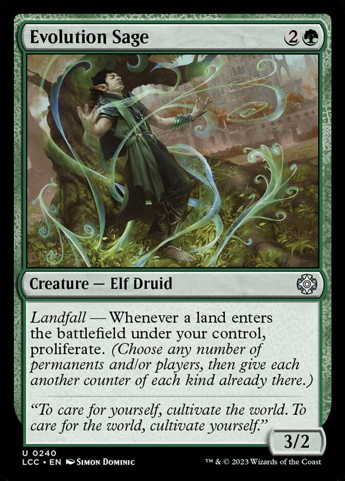 Evolution Sage 240 (Commander: The Lost Caverns of Ixalan)  | Good Games Adelaide SA