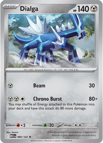 Dialga 095/132 (ME01: Mega Evolution)  - Holofoil | Good Games Adelaide SA