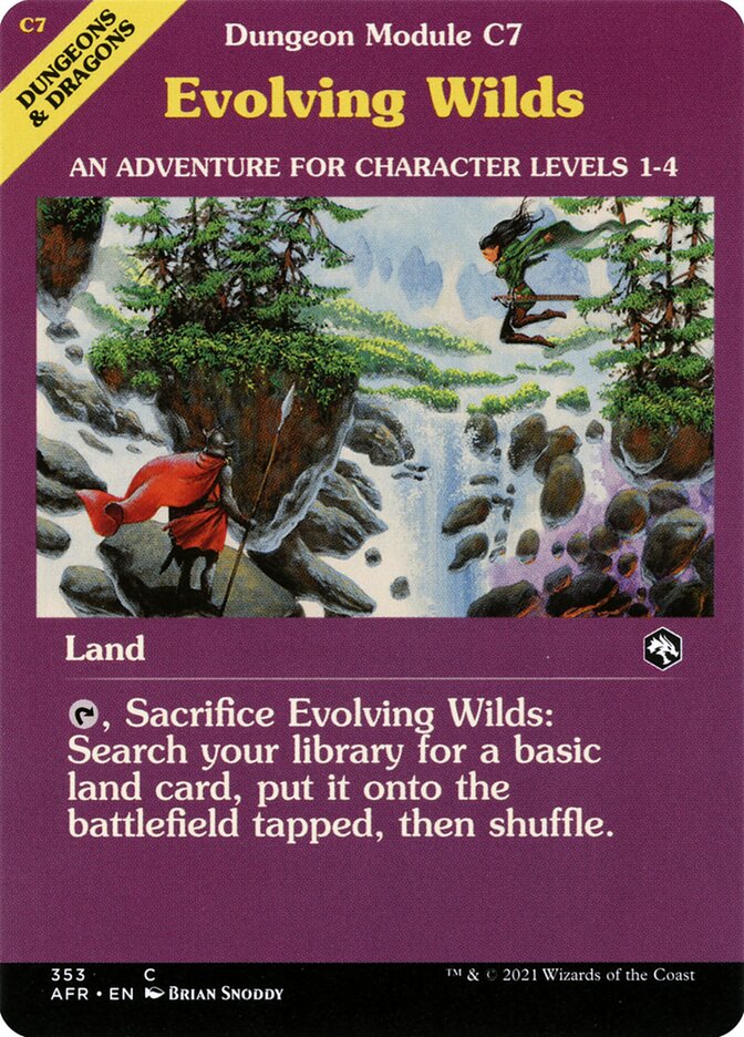Evolving Wilds 353 (Adventures in the Forgotten Realms)  - Foil | Good Games Adelaide SA