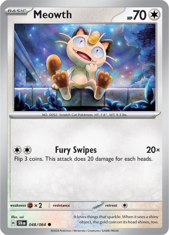 Meowth 048/064 (SV: Shrouded Fable)  | Good Games Adelaide SA