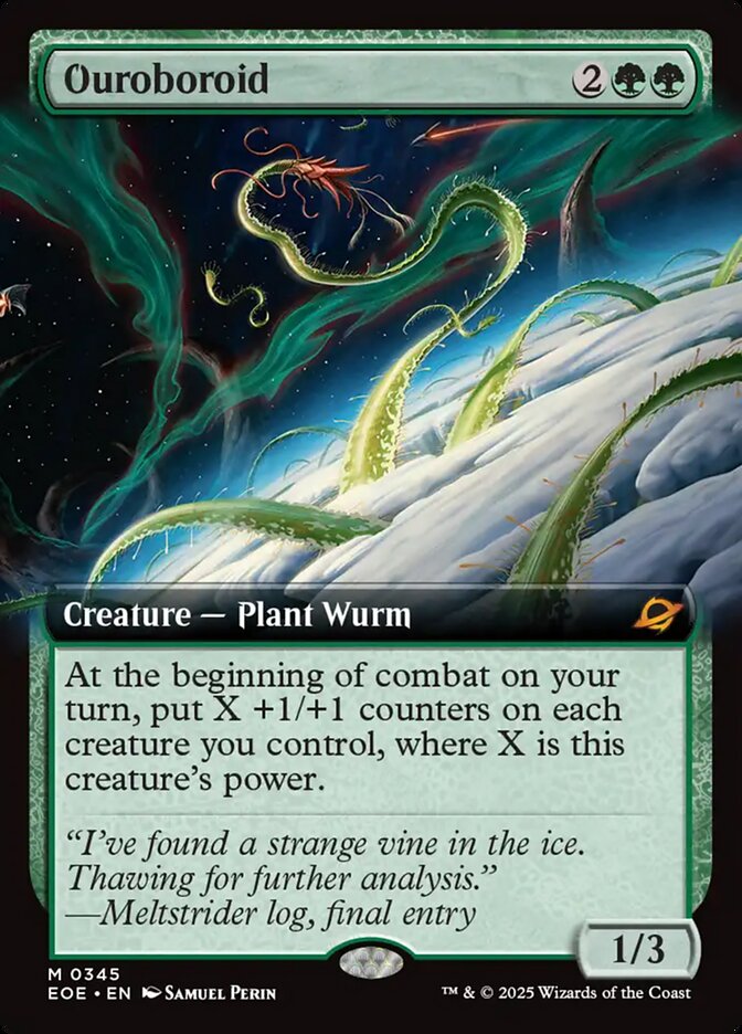 Ouroboroid Extended Art 345 (Edge of Eternities)  - Extended Art Foil | Good Games Adelaide SA
