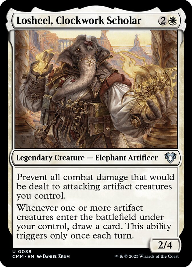 Losheel, Clockwork Scholar 38 (Commander Masters)  - Foil | Good Games Adelaide SA