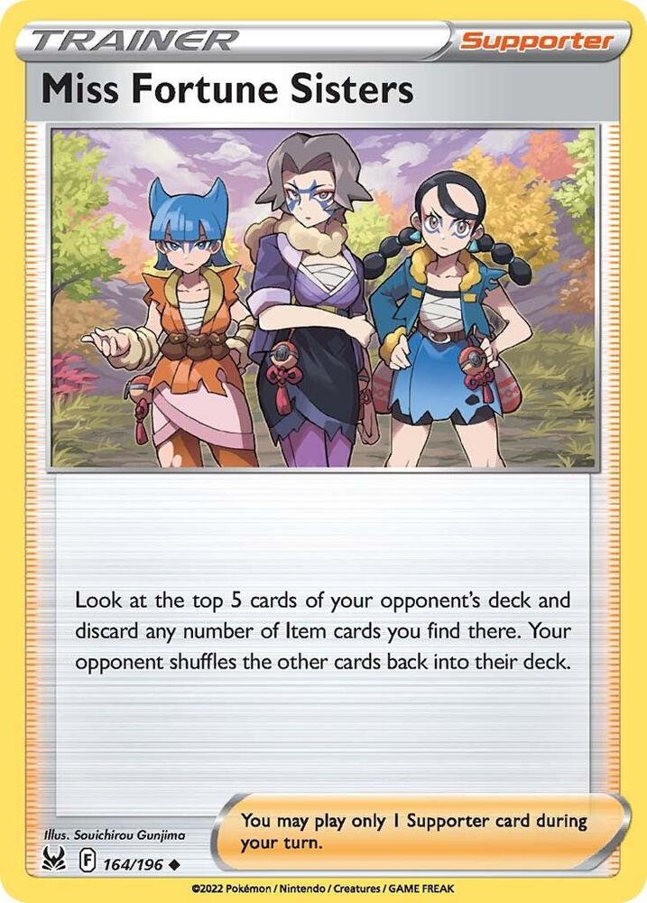 Miss Fortune Sisters 164/196 (SWSH11: Lost Origin)  | Good Games Adelaide SA
