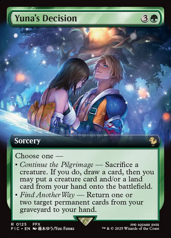 Yuna's Decision 125 (Commander: FINAL FANTASY)  | Good Games Adelaide SA