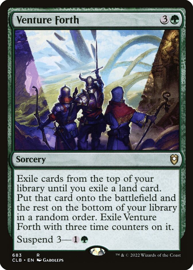 Venture Forth 683 (Commander Legends: Battle for Baldur's Gate)  | Good Games Adelaide SA