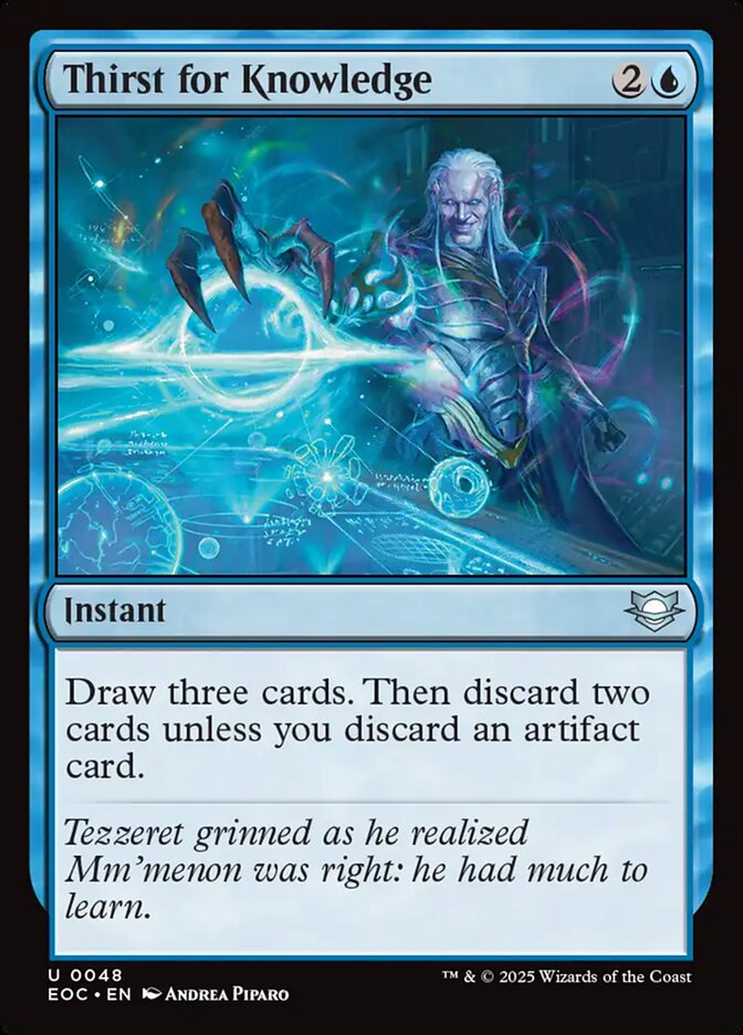 Thirst for Knowledge 48 (Commander: Edge of Eternities)  | Good Games Adelaide SA