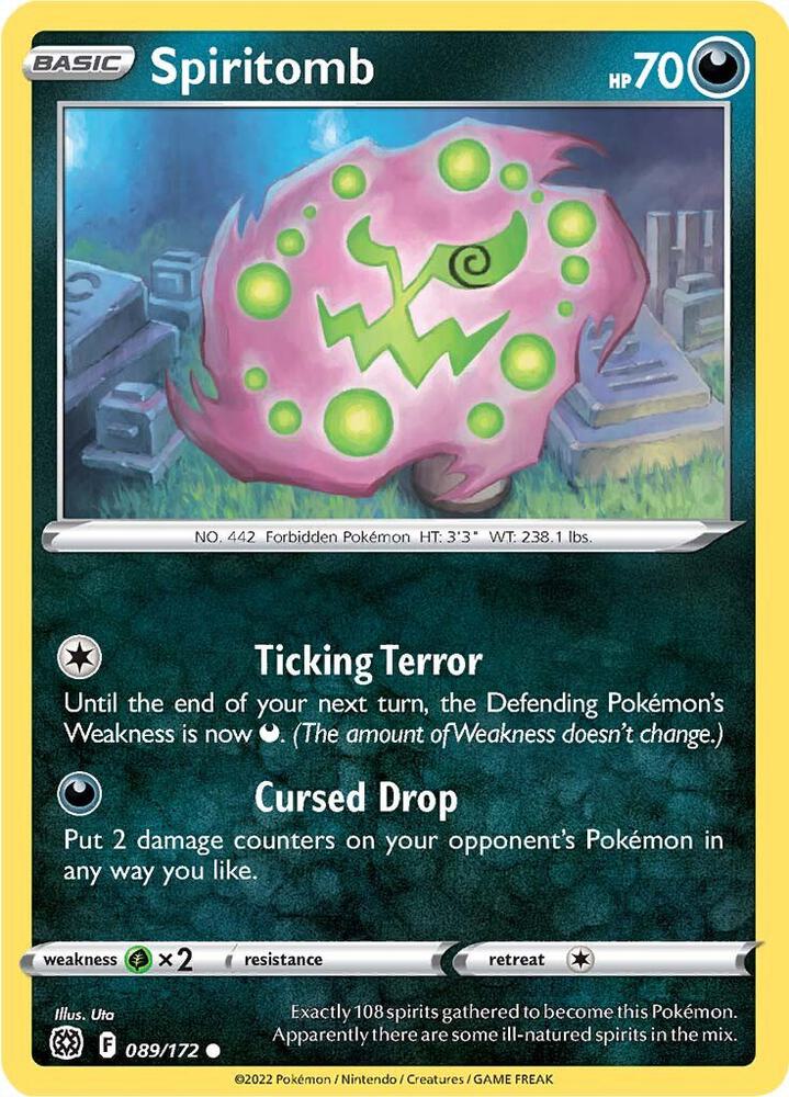Spiritomb 089/172 (SWSH09: Brilliant Stars)  | Good Games Adelaide SA