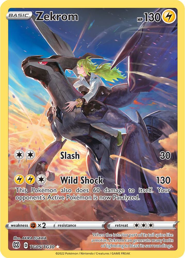 Zekrom TG05/TG30 (SWSH09: Brilliant Stars Trainer Gallery)  - Holofoil | Good Games Adelaide SA