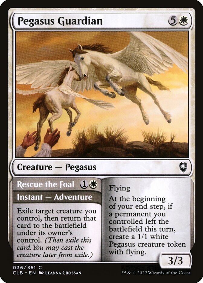 Pegasus Guardian 36 (Commander Legends: Battle for Baldur's Gate)  - Foil | Good Games Adelaide SA