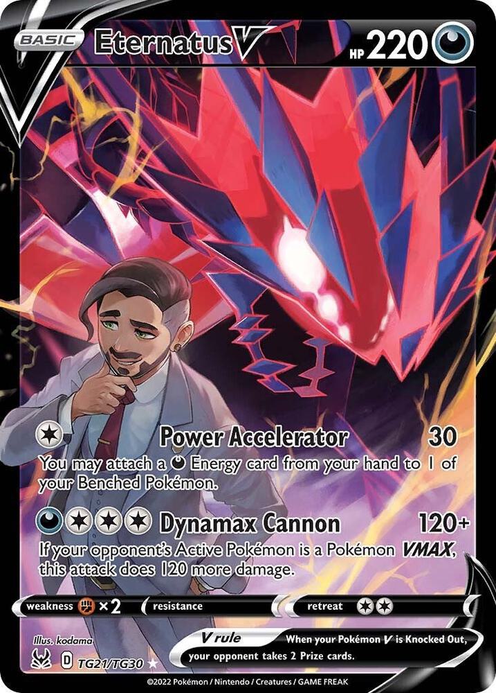 Eternatus V TG21/TG30 (SWSH11: Lost Origin Trainer Gallery)  - Holofoil | Good Games Adelaide SA
