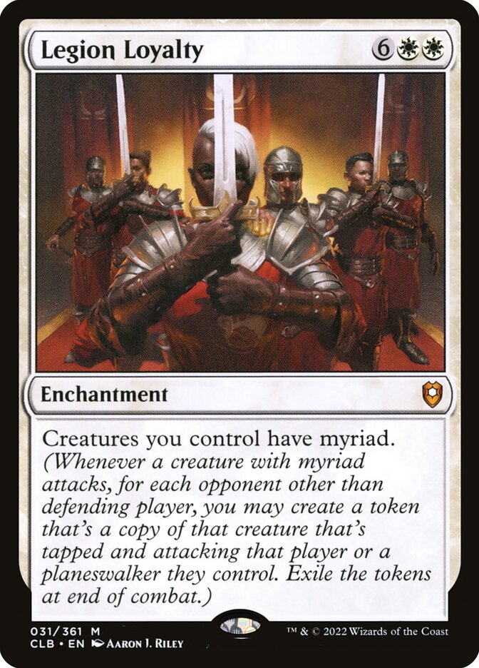 Legion Loyalty 31 (Commander Legends: Battle for Baldur's Gate)  | Good Games Adelaide SA