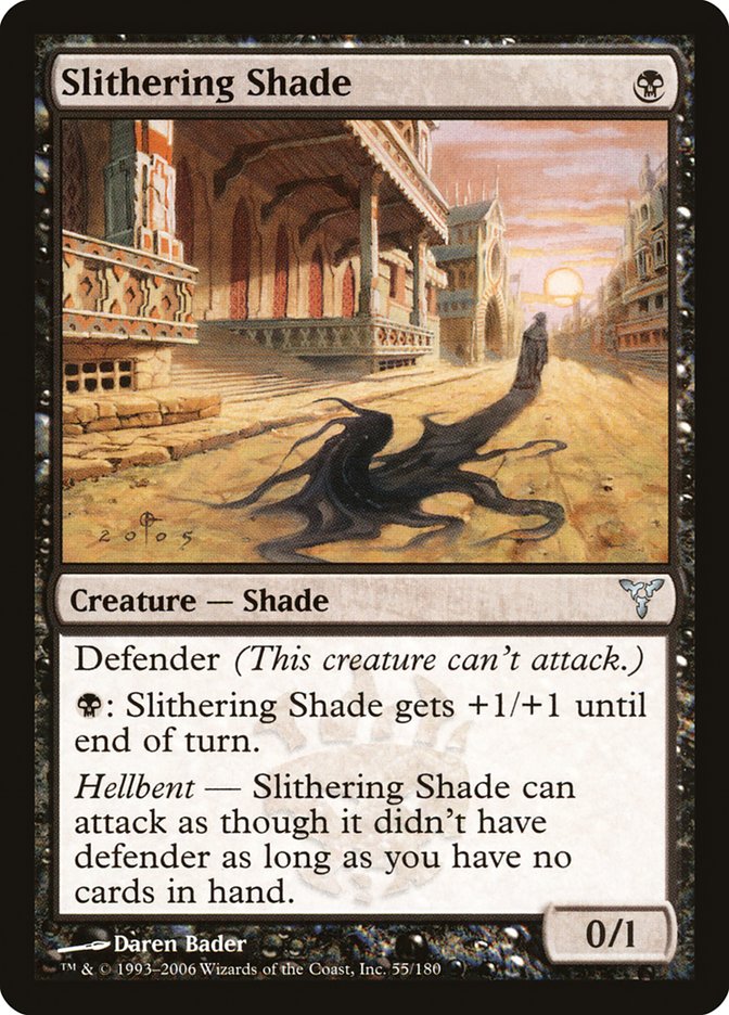 Slithering Shade 55 (Dissension)  - Foil | Good Games Adelaide SA