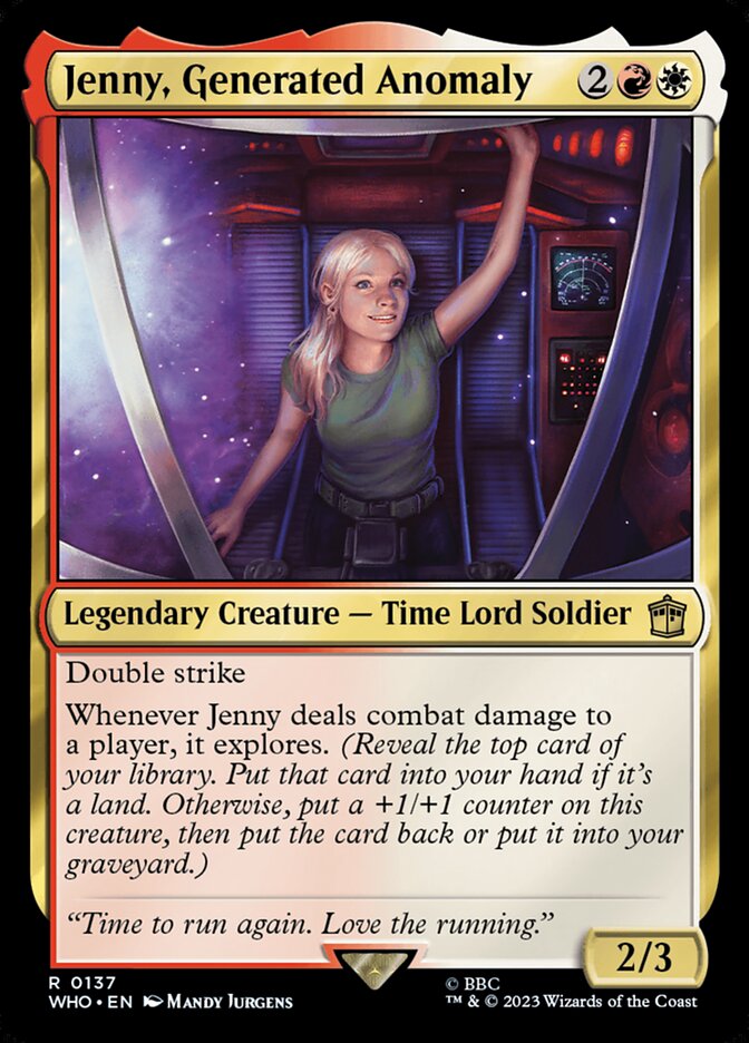 Jenny, Generated Anomaly 137 (Universes Beyond: Doctor Who)  - Foil | Good Games Adelaide SA