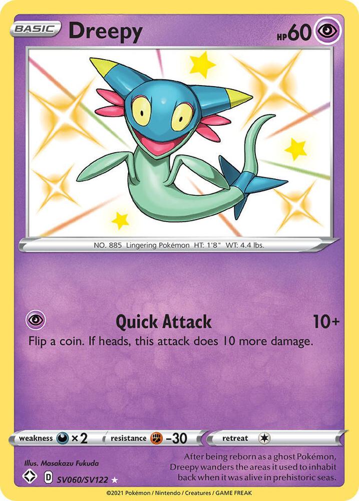 Dreepy SV060/SV122 (Shining Fates: Shiny Vault)  - Holofoil | Good Games Adelaide SA