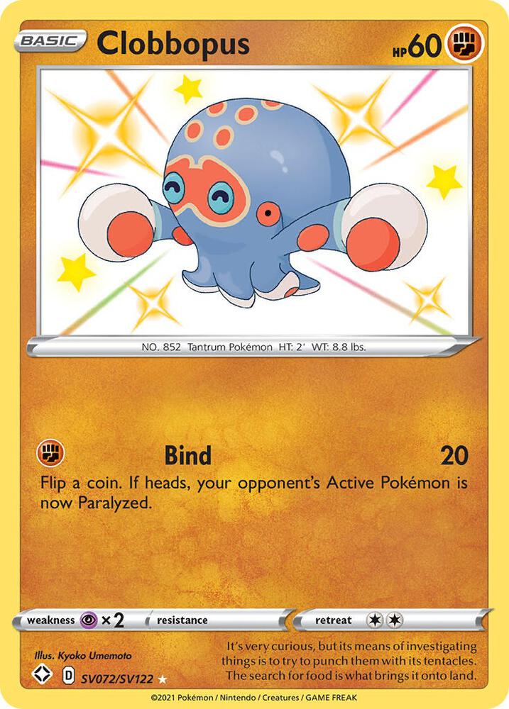 Clobbopus SV072/SV122 (Shining Fates: Shiny Vault)  - Holofoil | Good Games Adelaide SA