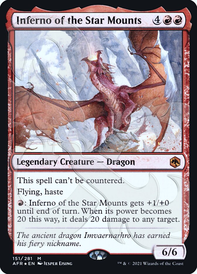 Inferno of the Star Mounts 151 (AFR Ampersand Promos)  - Foil | Good Games Adelaide SA