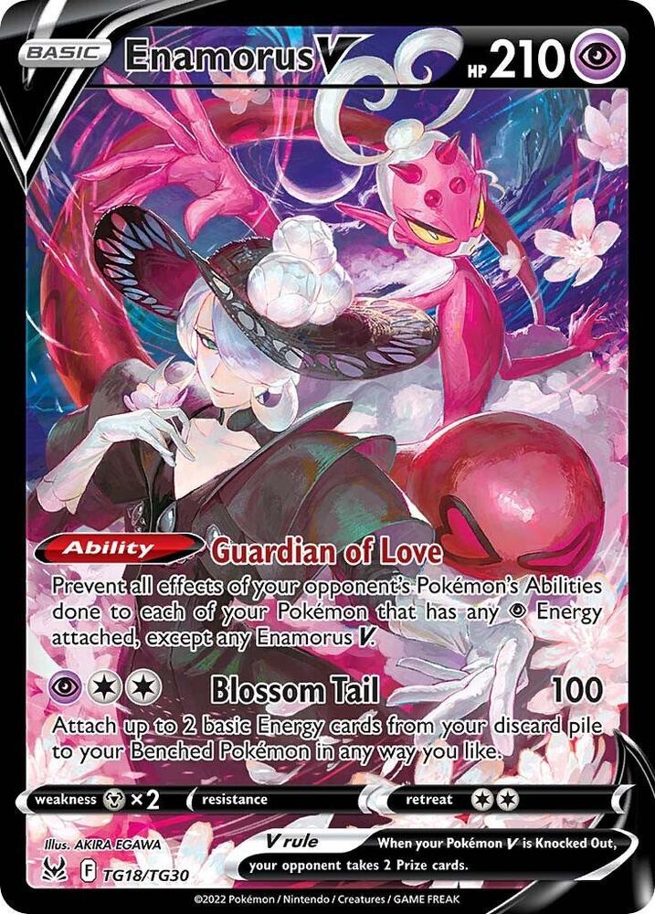 Enamorus V TG18/TG30 (SWSH11: Lost Origin Trainer Gallery)  - Holofoil | Good Games Adelaide SA