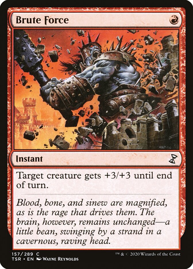 Brute Force 157 (Time Spiral: Remastered)  - Foil | Good Games Adelaide SA