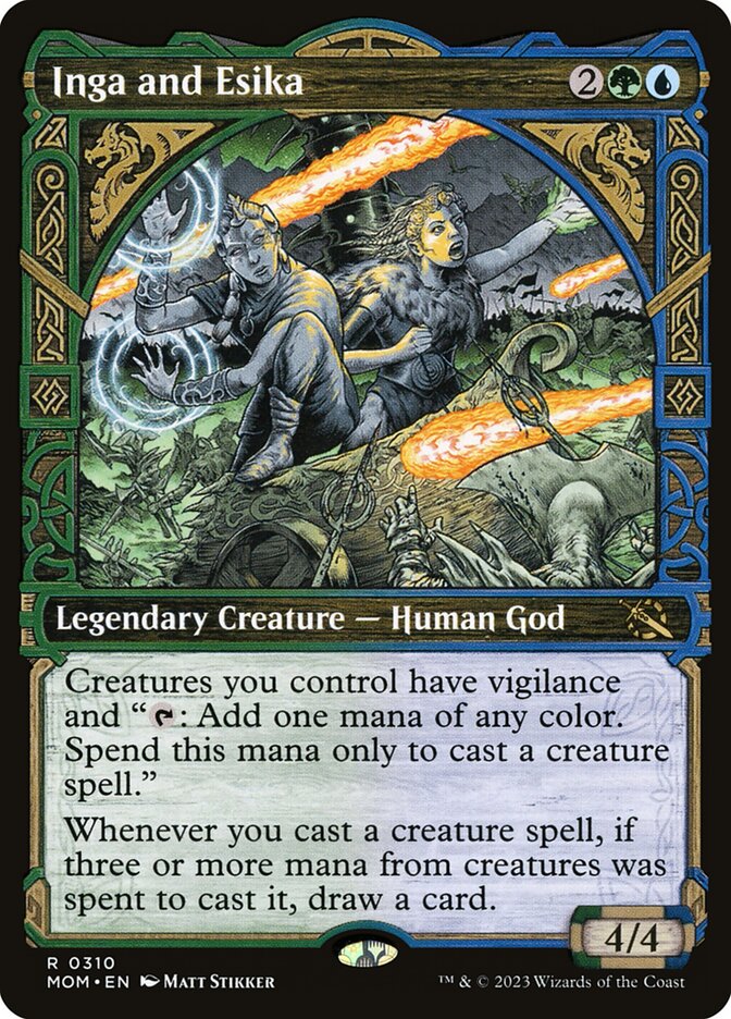 Inga and Esika 310 (March of the Machine)  - Showcase Foil | Good Games Adelaide SA