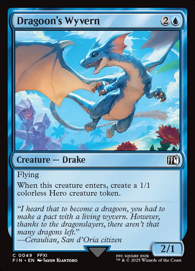 Dragoon's Wyvern 49 (FINAL FANTASY)  - Foil | Good Games Adelaide SA