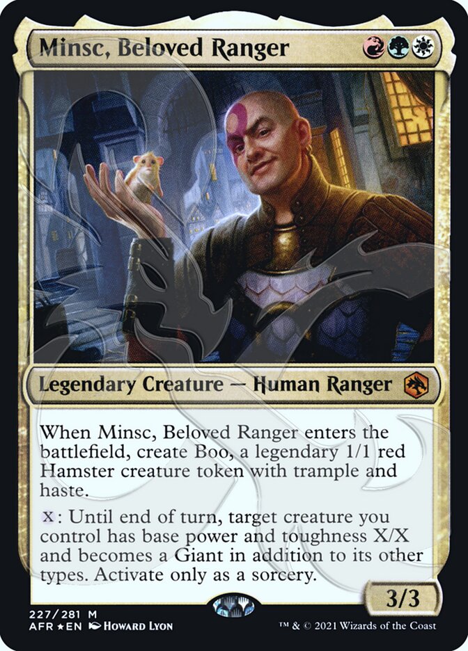 Minsc, Beloved Ranger 227 (AFR Ampersand Promos)  - Foil | Good Games Adelaide SA