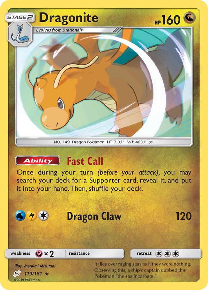 Dragonite 119/181 (SM - Team Up)  - Holofoil | Good Games Adelaide SA