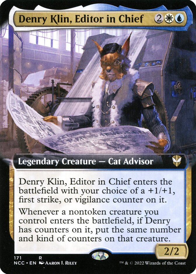 Denry Klin, Editor in Chief 171 (Commander: Streets of New Capenna)  | Good Games Adelaide SA