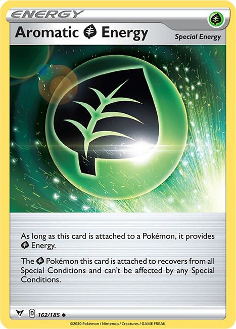 Aromatic Grass Energy 162/185 (SWSH04: Vivid Voltage)  | Good Games Adelaide SA
