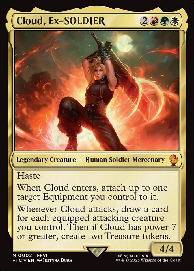 Cloud, Ex-SOLDIER 2 (Commander: FINAL FANTASY)  | Good Games Adelaide SA