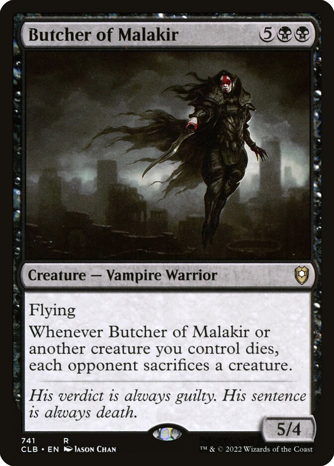 Butcher of Malakir 741 (Commander Legends: Battle for Baldur's Gate)  | Good Games Adelaide SA