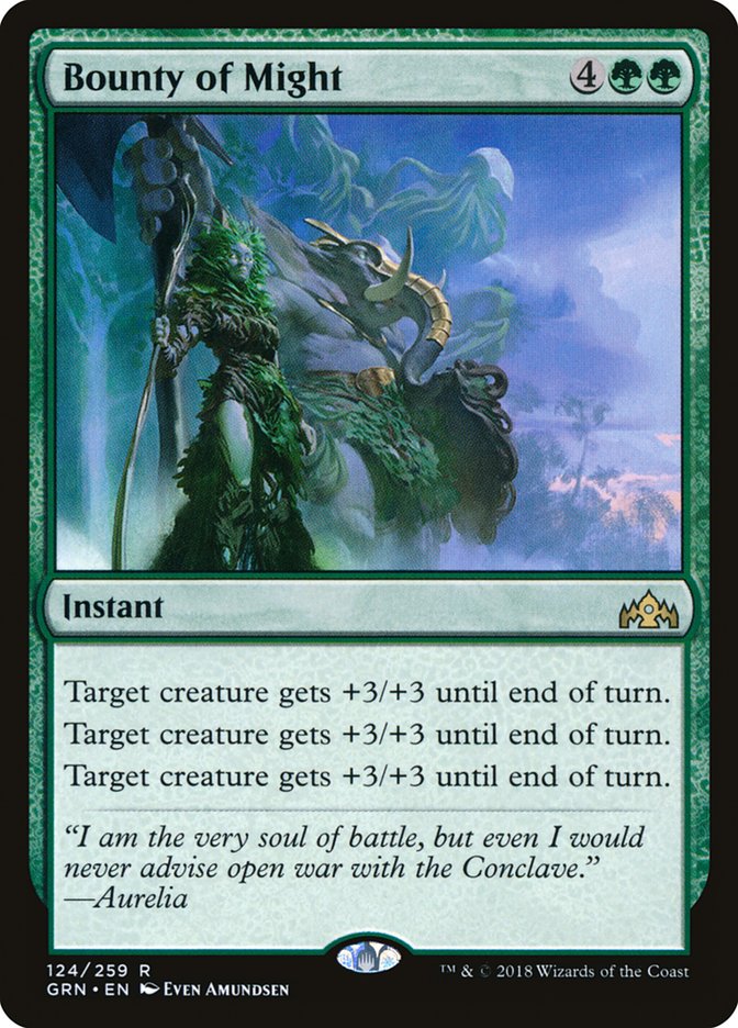 Bounty of Might 124 (Guilds of Ravnica)  | Good Games Adelaide SA