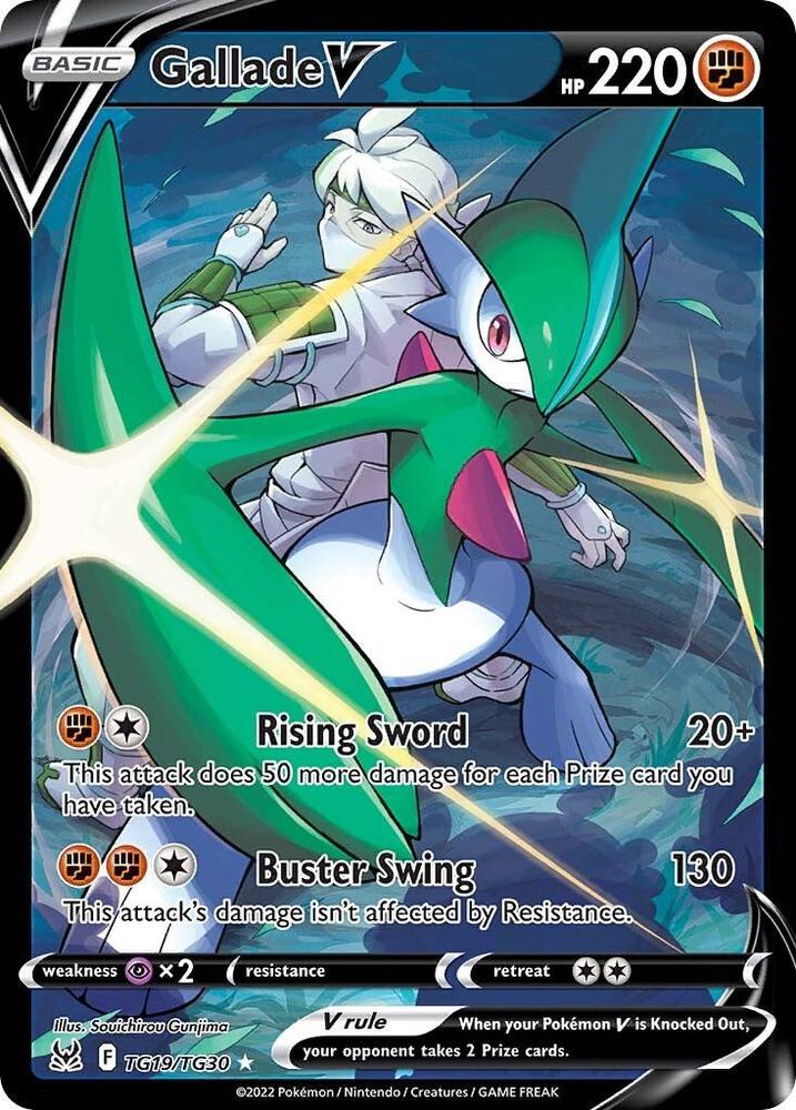 Gallade V TG19/TG30 (SWSH11: Lost Origin Trainer Gallery)  - Holofoil | Good Games Adelaide SA
