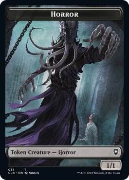 Horror Eldrazi Horror Double Sided Token 31 // 21 (Commander Legends: Battle for Baldur's Gate)  | Good Games Adelaide SA