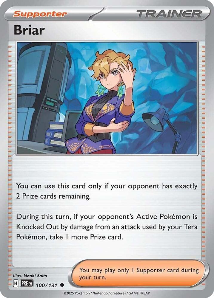 Briar 100/131 (SV: Prismatic Evolutions)  | Good Games Adelaide SA