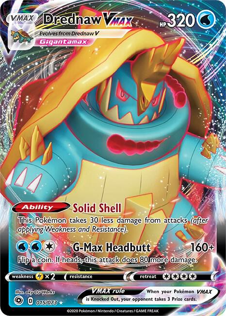 Drednaw VMAX 15/73 (Champion's Path)  - Holofoil | Good Games Adelaide SA